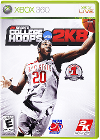 College Hoops 2K8 PAL Xbox 360 PAL box art